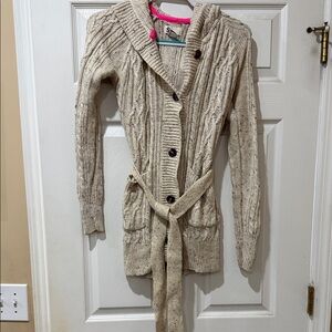 SO Cream Knit Cardigan
